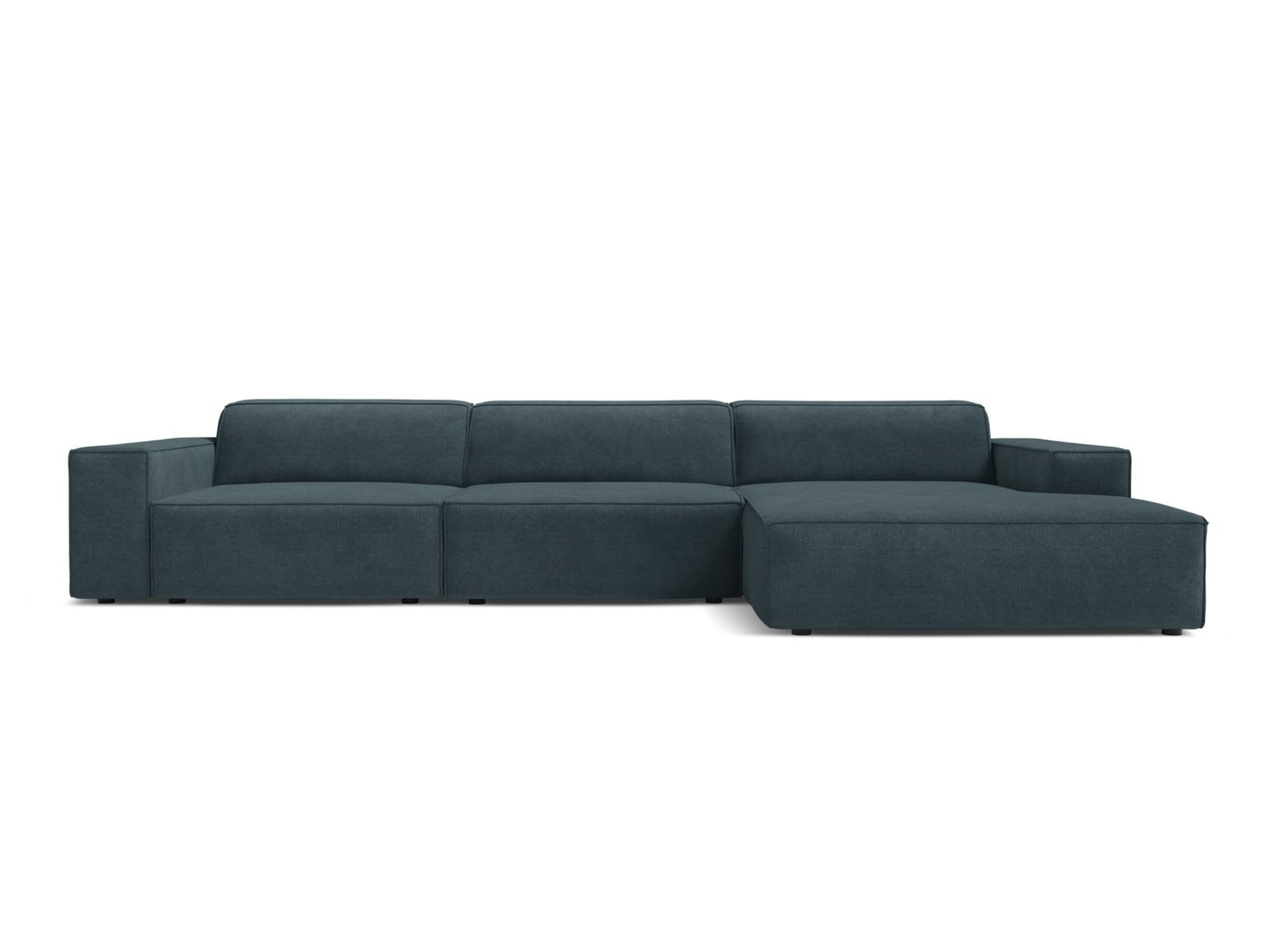 Jodie — Corner Sofa (284x162x77 cm) Deep Petrol (Liberty 13) Right