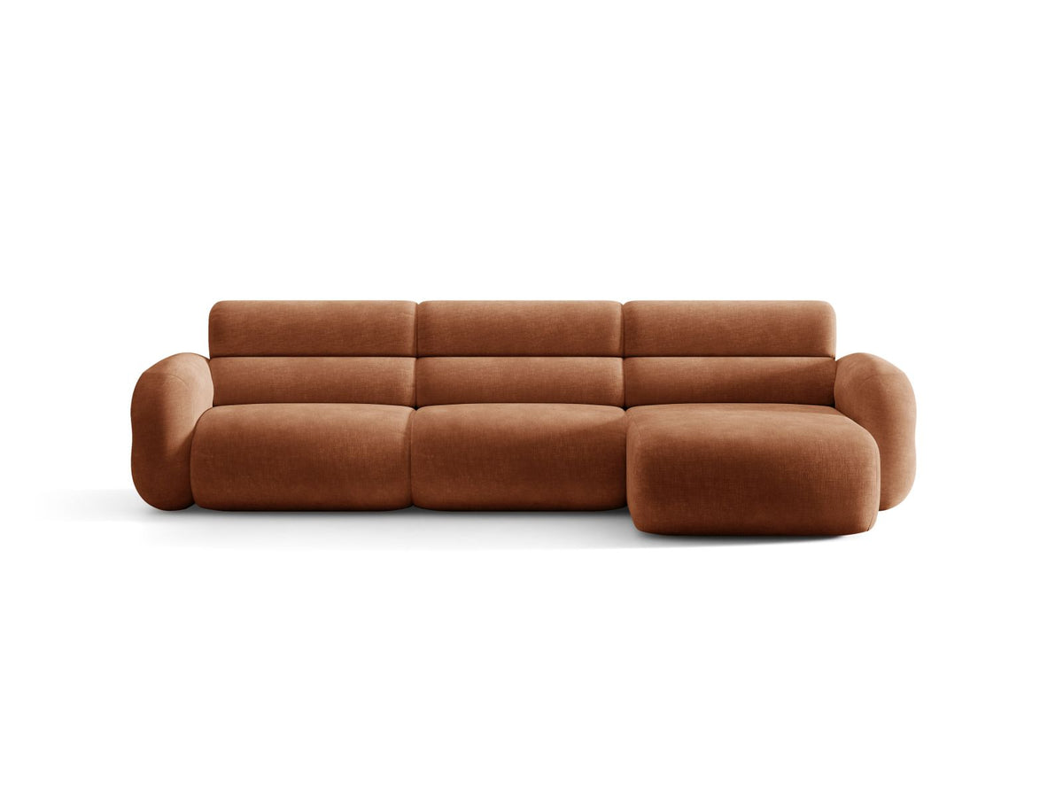 Neo — Corner Sofa (305x165x83 cm) Terracotta (Golden 56) Right