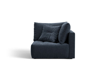 Bloom — Modular Sofa Navy Blue (Wind 77) Black Plastic