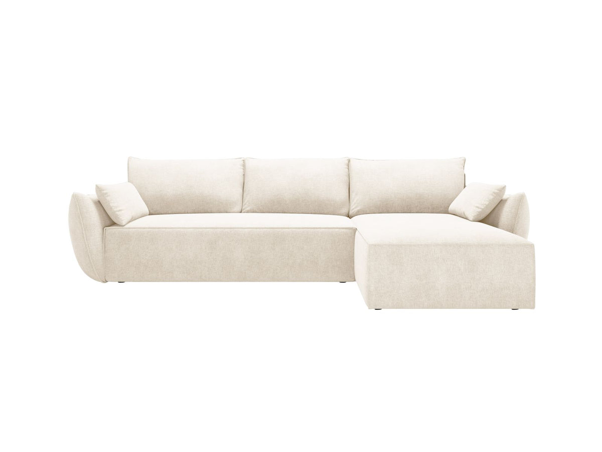 Kaelle — Corner Sofa (252x165x87 cm) Light Beige (Over The Horizon 03) Right