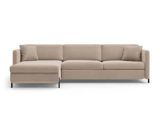 Gloria — Corner Sofa (286x170x88 cm) Beige (Salvador 1) Left
