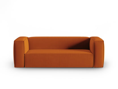 Mackay — Sofa Terracotta (Casino Terracota) Black Plastic