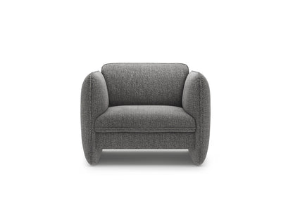 Georgia — Armchair (105x90x80 cm) Dark Grey (SILENCIO 97)