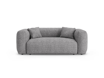 Martina — Sofa Graphite (Monet Graphite) Black Plastic