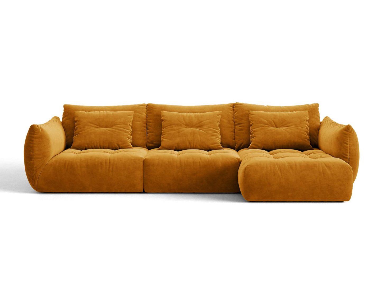 Bloom — Corner Sofa (327x152x97 cm) Yellow (Casino Mostaza) Right