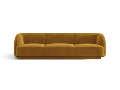 Miley — Sofa Yellow (Bluvel 68) Black Plastic