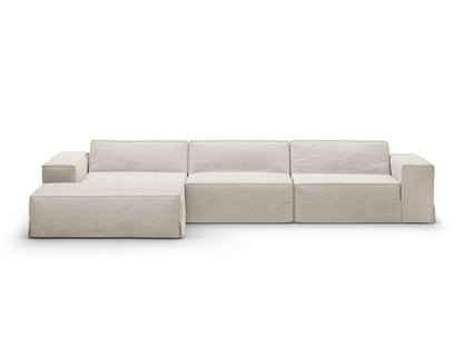 Jodie — Corner Sofa (284x162x77 cm) Natural (LINS 04) Left