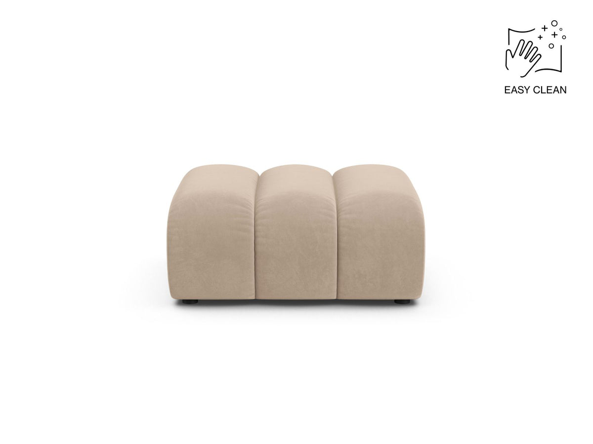 Lupine — Pouf Beige (Venus 2928) Black Plastic
