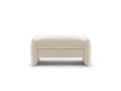 Georgia — Pouf (95x70x43 cm) Ivory (Magic Velvet 2256)