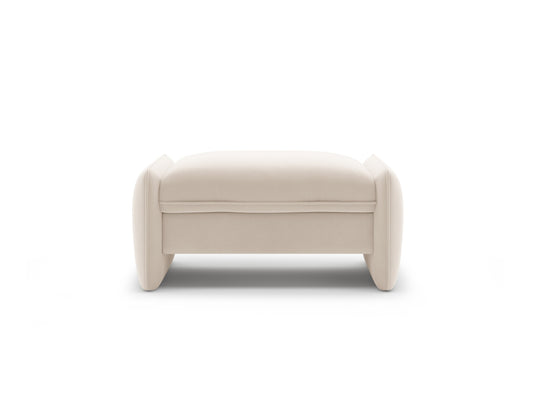Georgia — Pouf (95x70x43 cm) Ivory (Magic Velvet 2256)