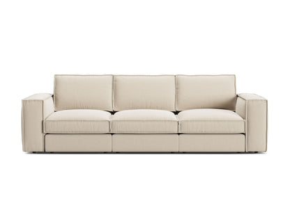 Pola — Sofa Beige (BABEL TOFFEE) Black Plastic