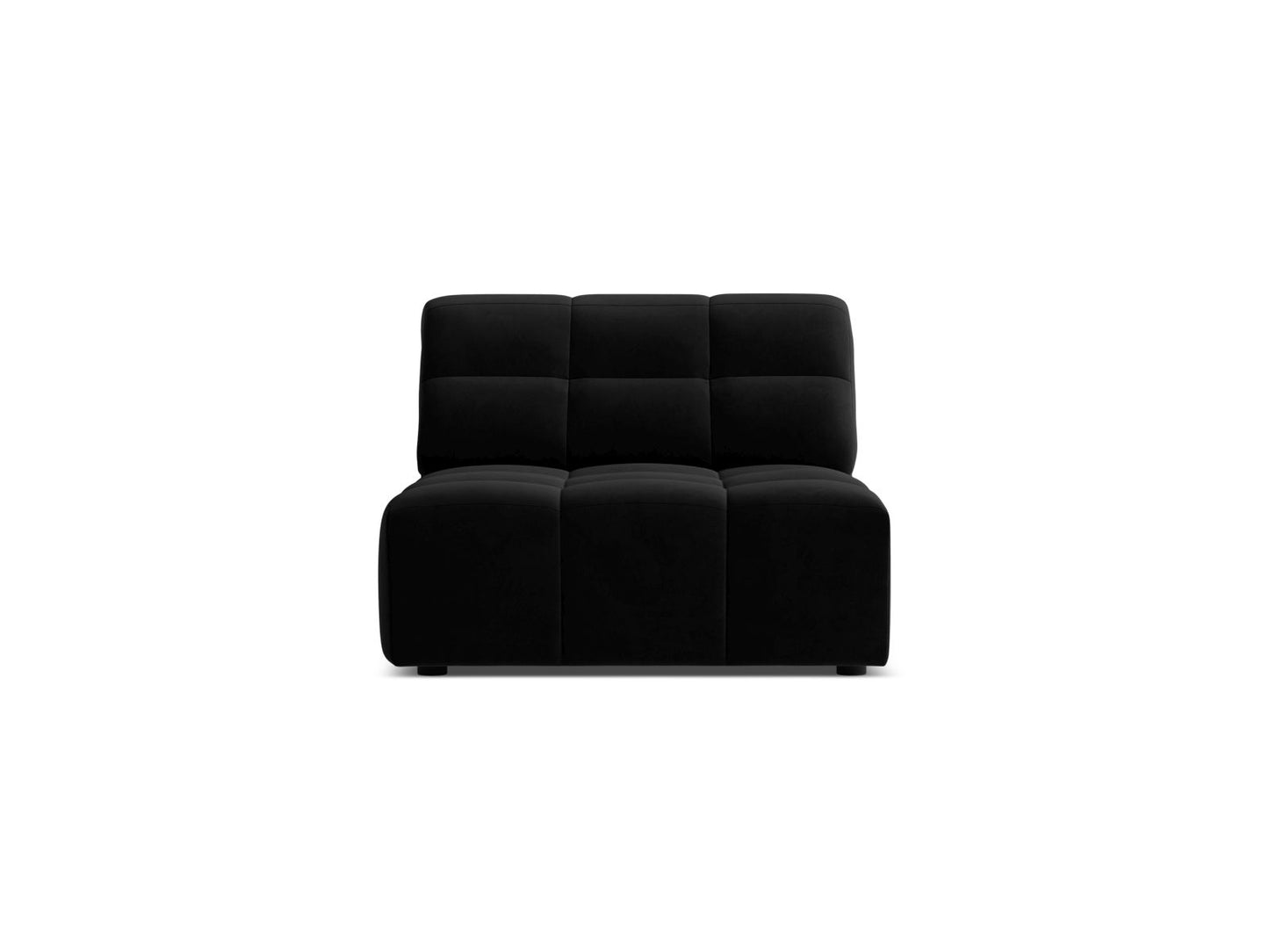 Jennifer — Modular Sofa (80x102x78 cm) Black (Bluvel 19)