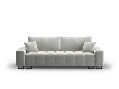 Wicklow — Sofa Light Grey (Monolith 84) Black Metal