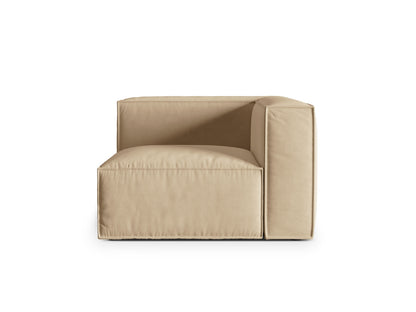 Nuria — Modular Sofa Nude (Paris Beige) Black Plastic