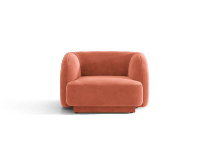 Miley — Armchair Coral (Venus 2933) Black Plastic