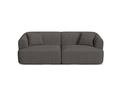 Campi — Sofa Grey (Moly 85) Black Plastic