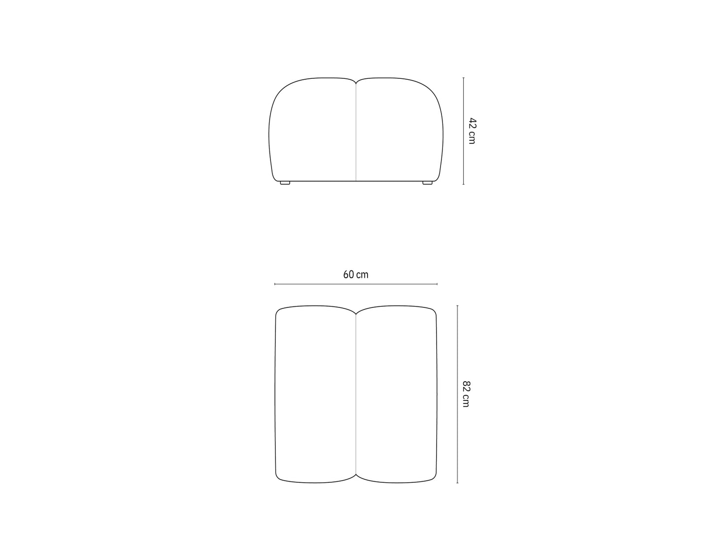 Diana — istumispadi (82,0 x 60,0 x 42,0 cm)