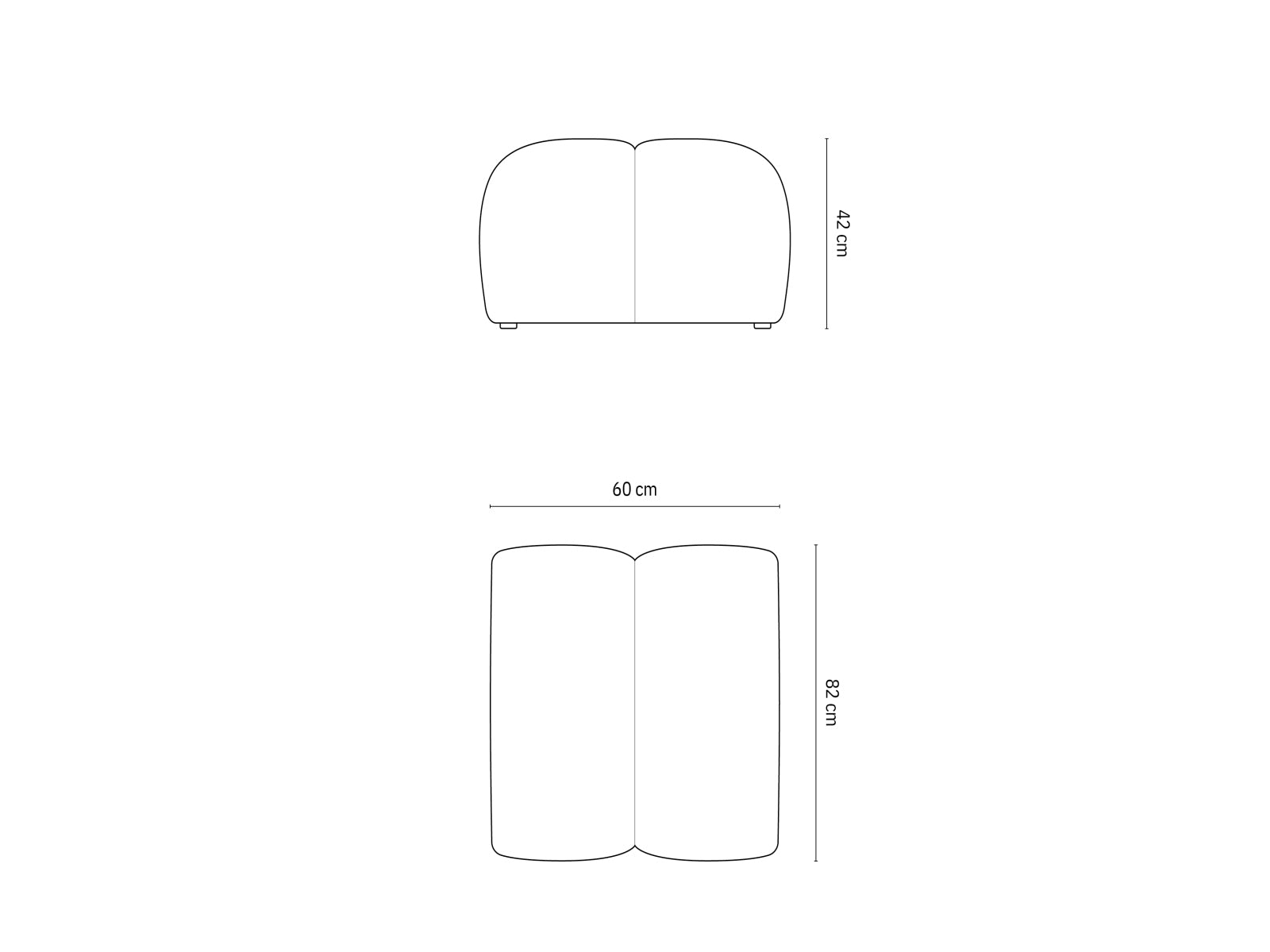 Diana — istumispadi (82,0 x 60,0 x 42,0 cm)