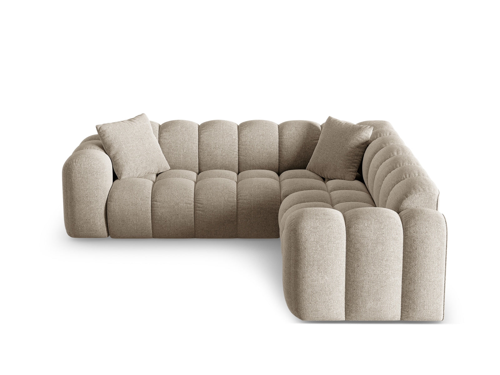 Treno — nurgadiivan tumepruun (Eden 4 Beige) must plastik
