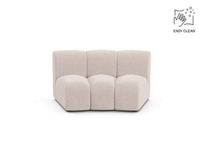 Lupine — Modular Sofa Light Beige (Venus 2927) Black Plastic