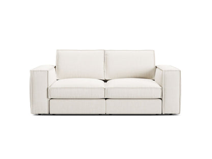 Pola — Sofa White (BABEL WHITE) Black Plastic