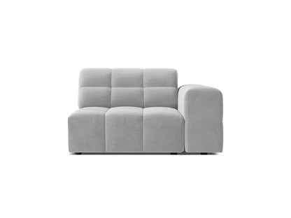 Jennifer — Modular Sofa (106x102x78 cm) Silver (Bluvel 03) Right