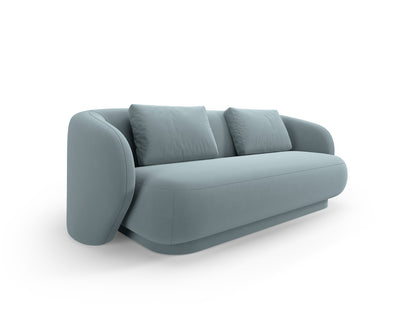 Camden — Sofa Light Blue (Casino Safira) Black Plastic
