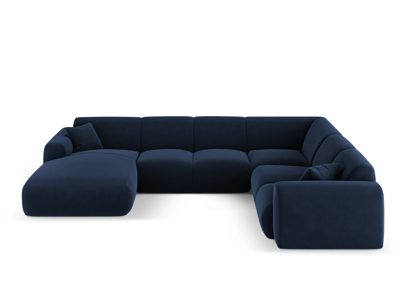 Nolio — Panoramic nurgadiivan Royal Blue (Casino Deep Blue) must plastik parem