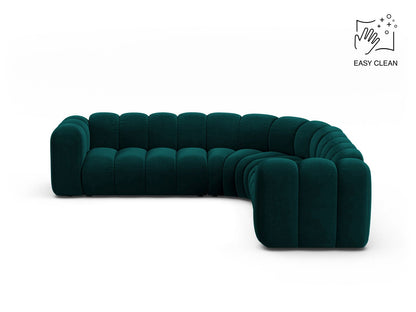 Lupine — Corner Sofa Deep Petrol (Venus 2911) Black Plastic