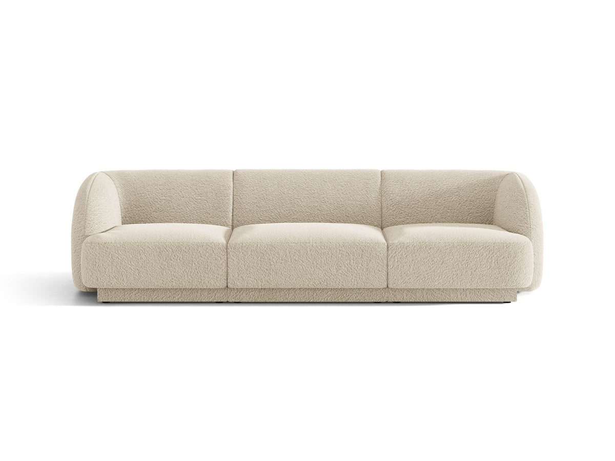 Miley — Sofa Beige (Baloo 2074) Black Plastic