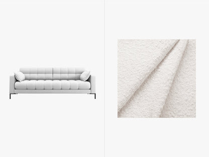 Mamaia — Sofa White (Baloo 2073) Black Metal