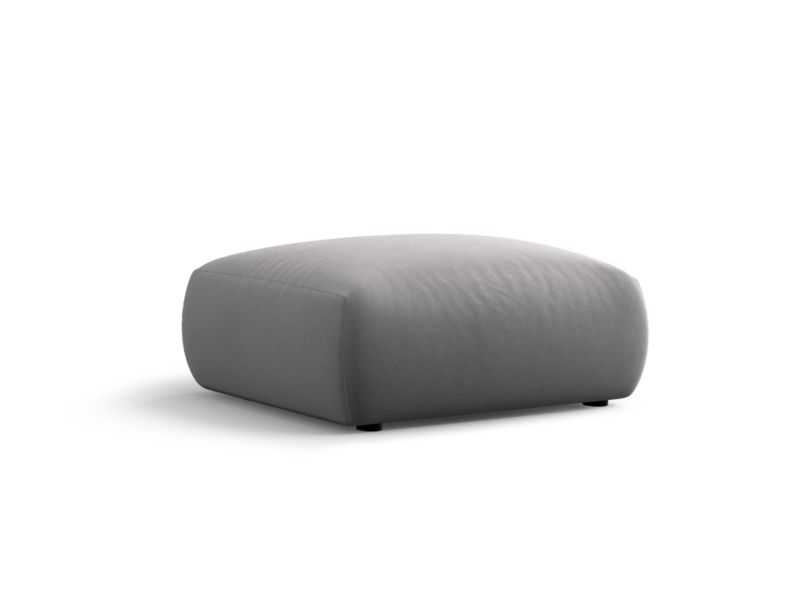 Matera — Pouf Grey (Salvador 17) Must plastik