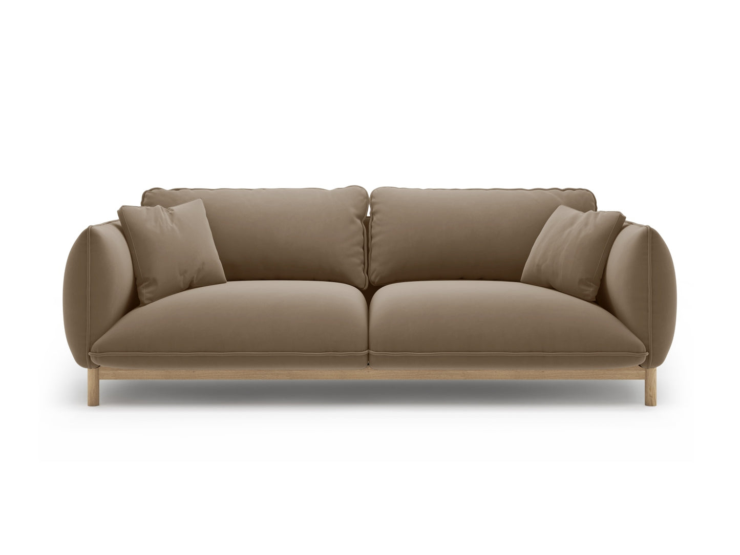 Ada — Sofa (208x101x78 cm) Light Brown (Casino Taupe)