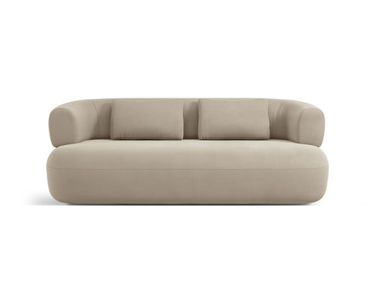 Jenny — Sofa Beige (Salvador 1) Black Plastic