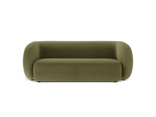 Kate — Sofa Green (Salvador 08) Black Plastic
