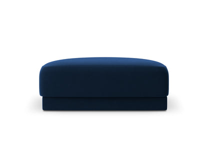 Miley — Pouf Royal Blue (Bluvel 86) Black Plastic