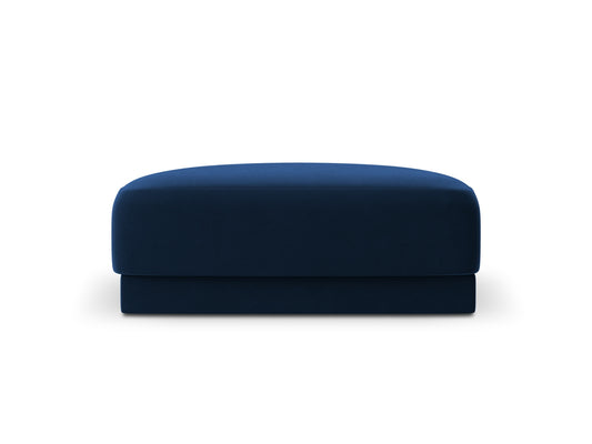 Miley — Pouf Royal Blue (Bluvel 86) Black Plastic