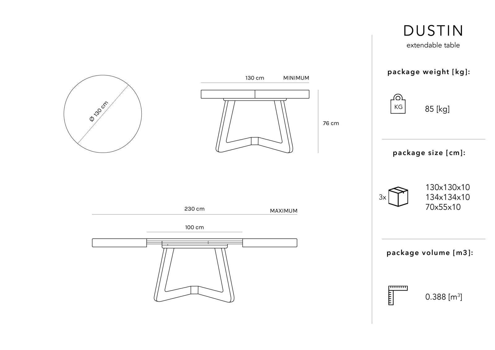 Dustin — Table