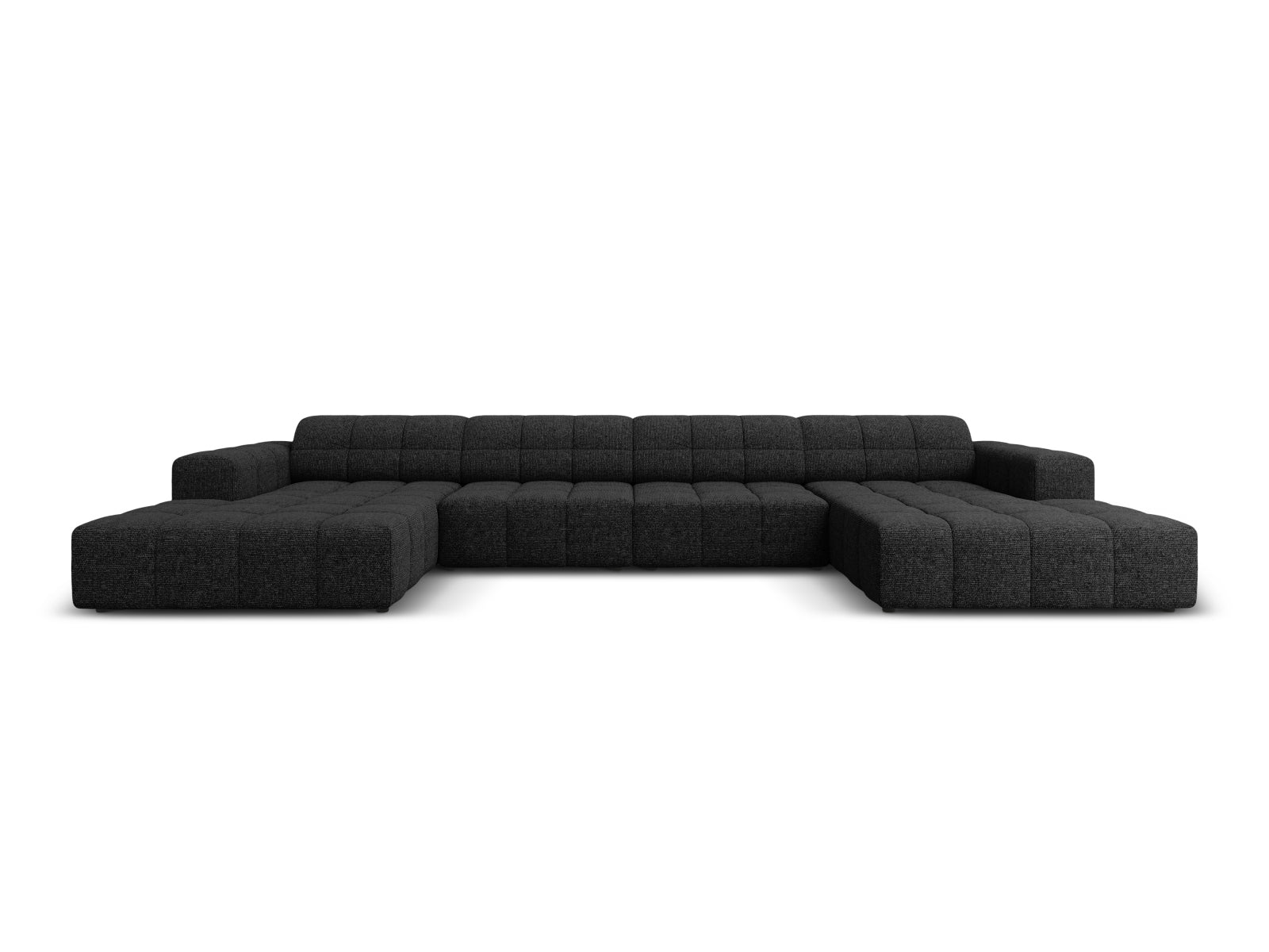 Chicago — Panoramic Sofa Black (Haga 19) Must plastik