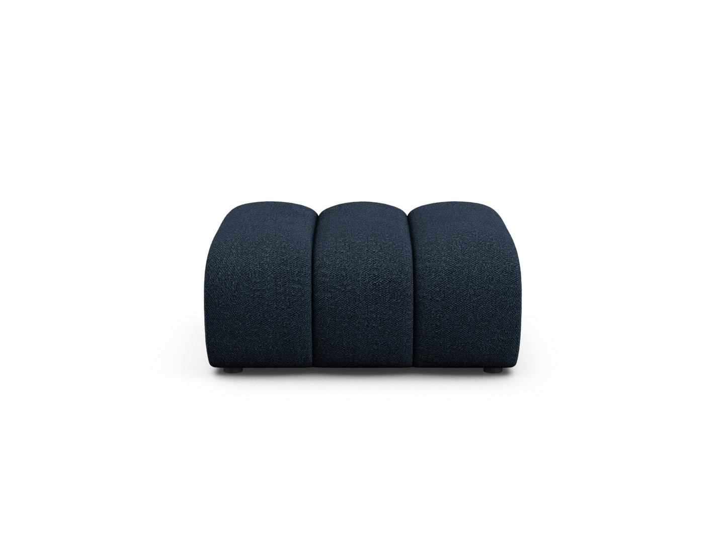 Lupine — Pouf Dark Blue (Baloo 2088) Black Plastic