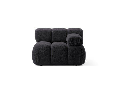 Bellis — Modular Sofa (94x94x70 cm) Graphite (Rolf 8) Right