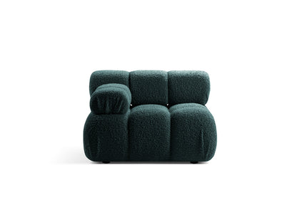 Bellis — Modular Sofa (94x94x70 cm) Petrol (Rolf 17) Left