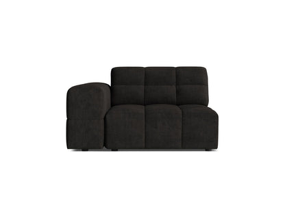 Jennifer — Modular Sofa (106x102x78 cm) Anthracite (Eden 21 Black) Left