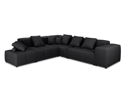 Rome — Corner Sofa Black (BABEL BLACK) Black Plastic