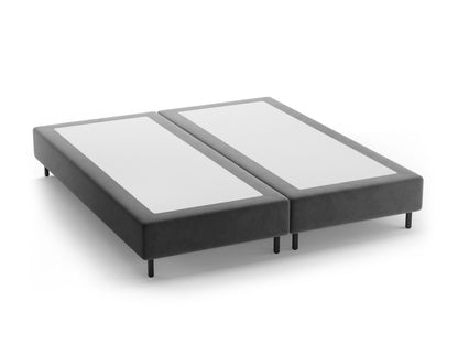 Whale — Bed Base Grey (Paris Steel) Black Metal