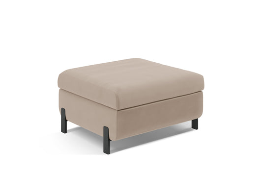 Gloria — Pouf Beige (Salvador 1) Black Metal