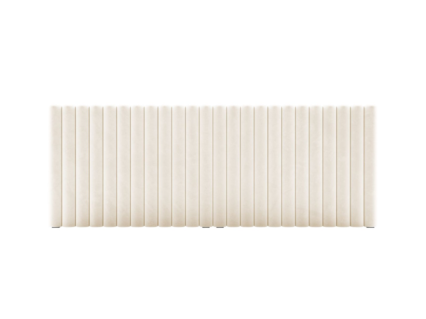 Mistero — Headboard Beige (Paris Cream) Black Plastic
