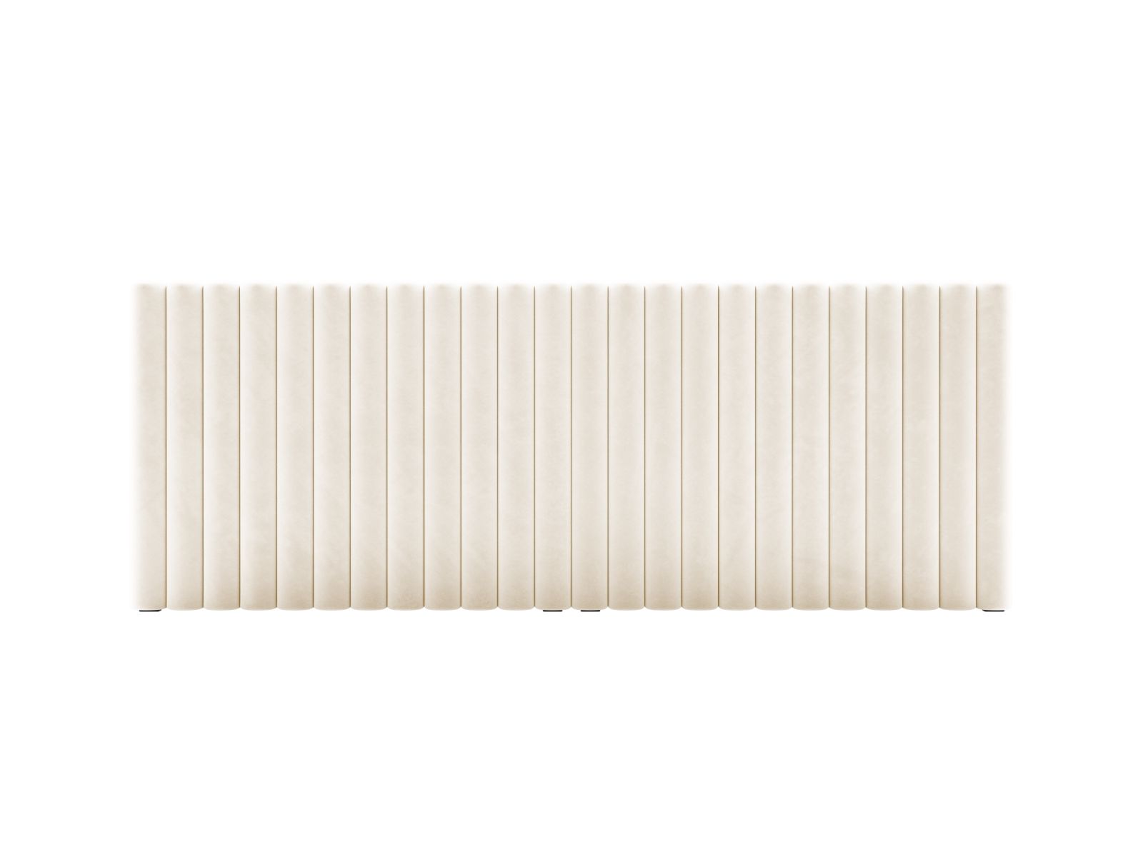 Mistero — Headboard Beige (Paris Cream) Black Plastic