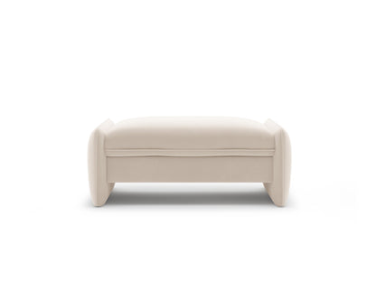 Georgia — Pouf (115x70x43 cm) Ivory (Magic Velvet 2256)