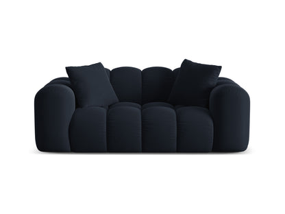Treno — Sofa Dark Blue (Bluvel 89) Black Plastic